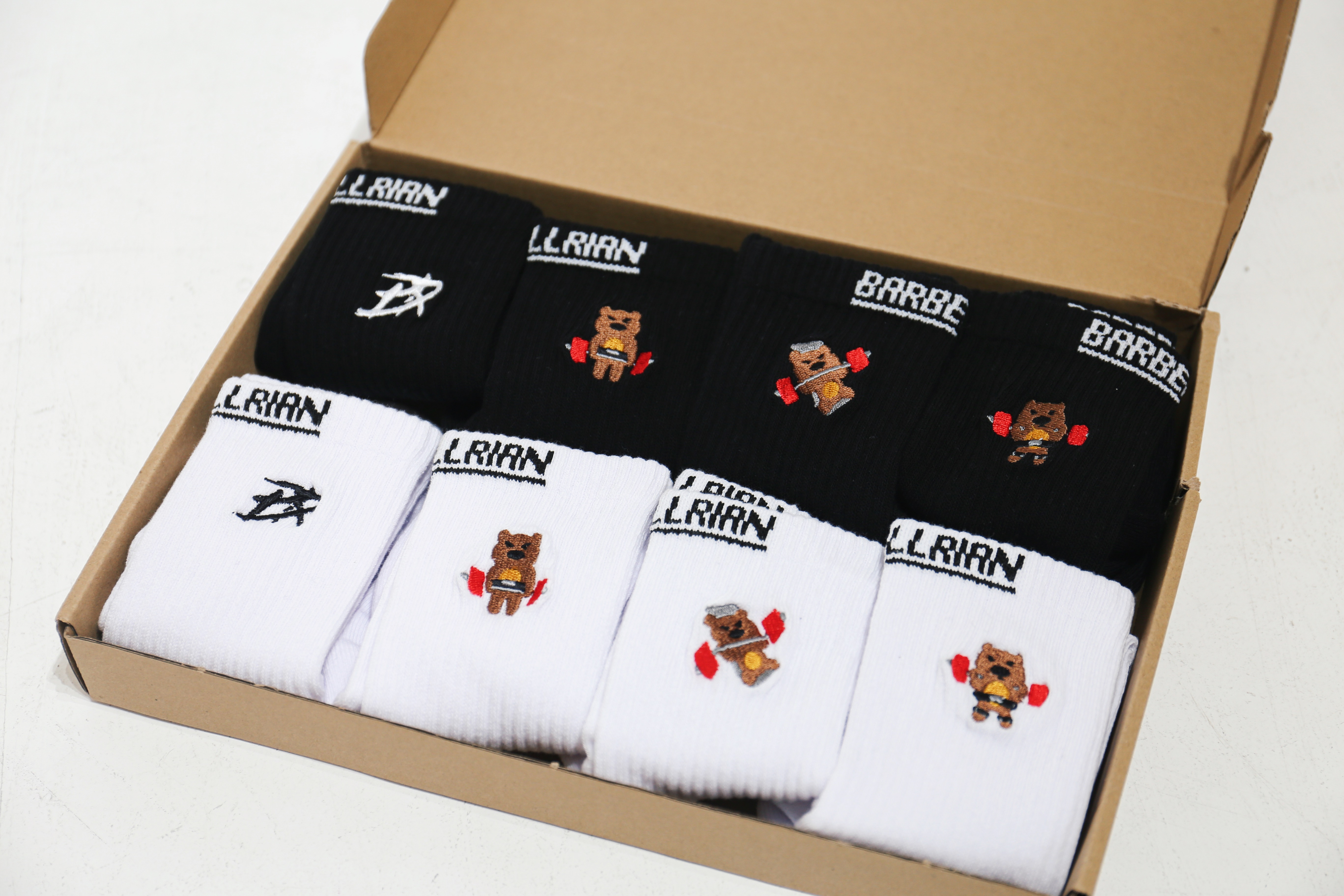 健力小煒熊經典款長襪 優惠組合包 包色